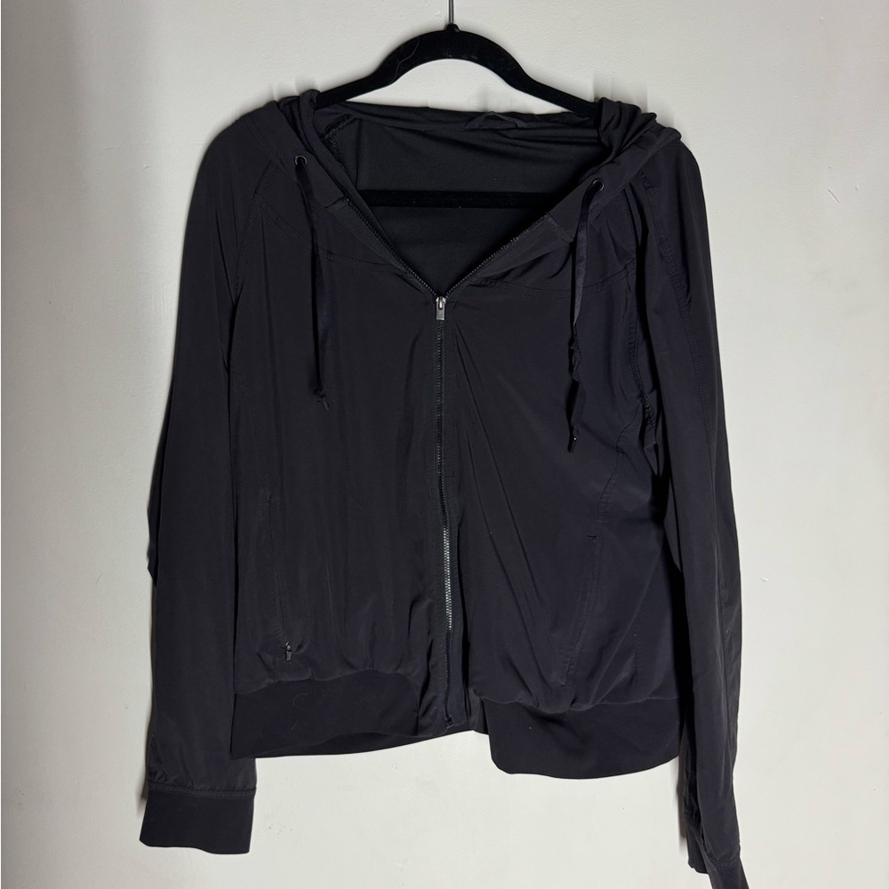 Black Zip-Up Hoodie